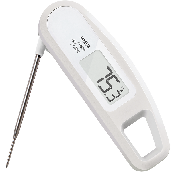 Lavatools PT12 Javelin Ultra Fast Digital Instant Read Meat Thermometer for  Grill and Cooking, 2.75 Probe, Compact Foldable Design, Large Display